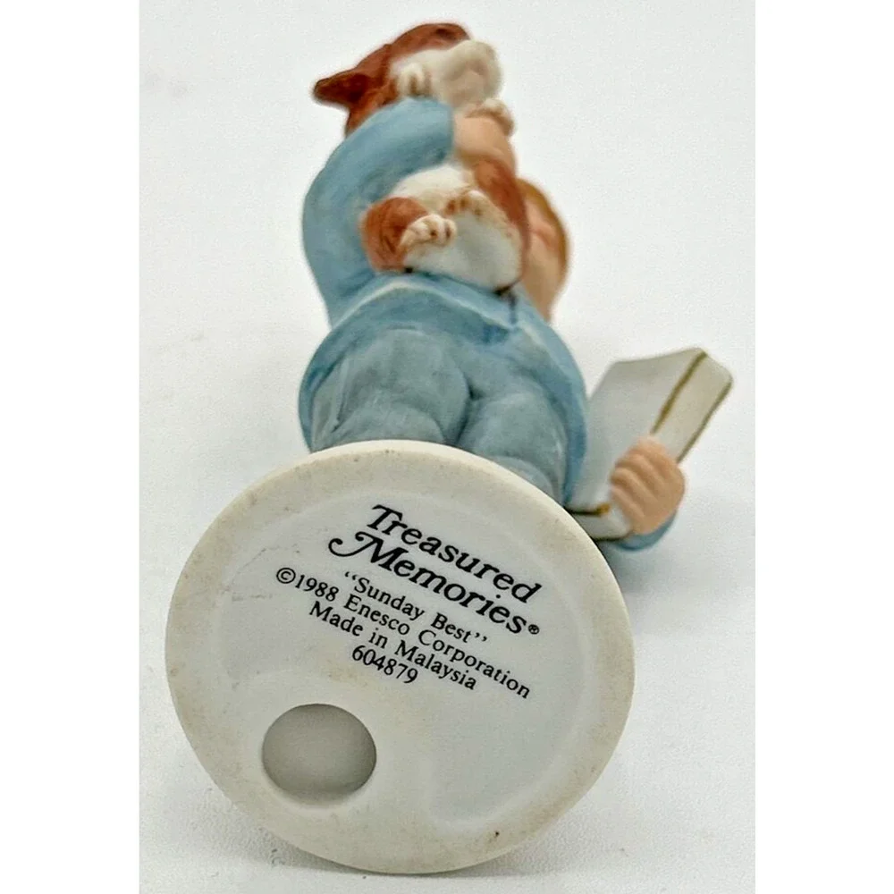 Enseco Treasured Memories Sunday Best Porcelain Figurine w/ Box SKU U217‎